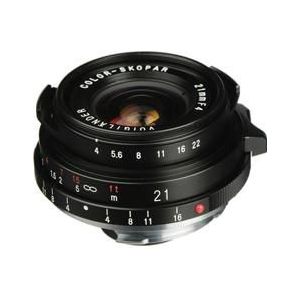 Voigtlander Color-Skopar 21mm F/4.0 P-Type VM Zwart Leica M-bajonett