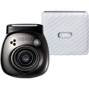 Fujifilm - INSTAX PAL - Digitale Camera - Gem Black - Inclusief Link WIDE Printer - Ash White