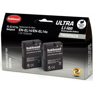 Hähnel EL14/EL14a Ultra Twin Pack - Nikon EN-EL14/EL14a