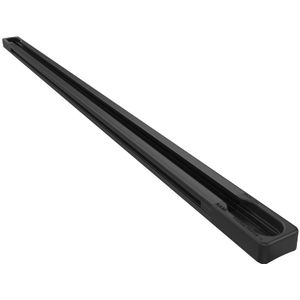 RAM Mounts 17 inch black extruded aluminium track with end caps