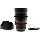 Samyang 24mm T F/1.5 ED AS IF UMC II VDSLR voor MFT + zonnekap OCCASION