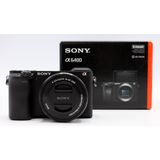 Sony A6400 body zwart + 16-50mm F/3.5-5.6 OSS OCCASION