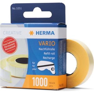 Herma 1051 Vario navulrol, permanent klevend, 1000 fotosplits