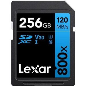 Lexar SDXC Blue Series UHS-I 800x 256GB V30