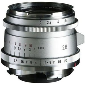 Voigtlander Ultron 28 mm f2.0 Type II VM Aspherisch zilver (Leica M-bajonett)