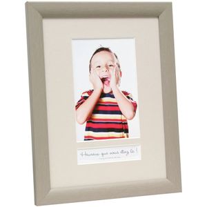 Deknudt Fotokader in beige schilderlook met tekstvak (met Franse tekst) 10x15 S54SF3