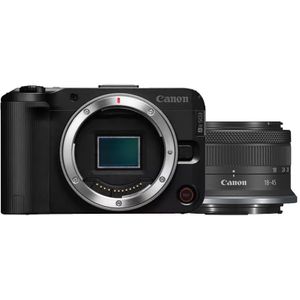 Canon - EOS R50 V - Videocamera - Zwart - Inclusief RF-S 18-45mm Lens