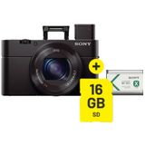 Sony Cybershot DSC-RX100 mark III + Accu + 16GB geheugenkaart