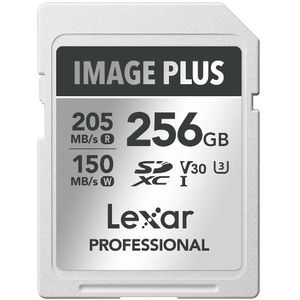 Lexar - Image Plus - SDXC Geheugenkaart - 256GB - UHS-I V30 - R205/W150 MB/s