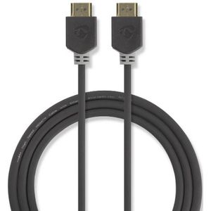 Nedis High Speed HDMI kabel met Ethernet 3m antraciet