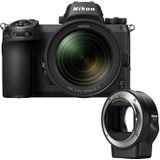 Nikon Z7 + NIKKOR Z 24-70mm F/4.0 S + FTZ adapter + 64GB XQD kaart