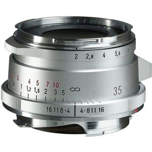 Voigtländer Ultron 35mm F/2.0 ASPH VM II zilver Leica M-bajonett
