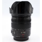 Panasonic MFT 14-140mm F/3.5-5.6 zwart HD power O.i.S. Lumix G Vario + zonnekap H-FS14140 OCCASION