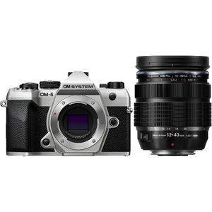 OM SYSTEM OM-5 II zilver + 12-40mm II