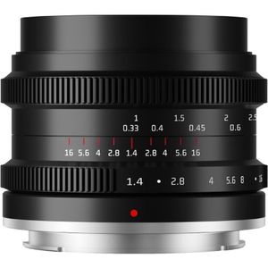 7Artisans Cameralens 35mm F1.4 voor Canon R - Full Frame - Zwart