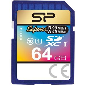 Superior - SDXC UHS-I Card - 64GB - Ultra High Speed - Compatibel met Digitale Apparaten