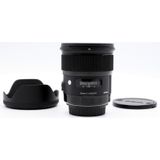 Sigma 24mm F/1.4 DG HSM Art Canon + zonnekap LH830-03 OCCASION