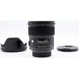 Sigma 24mm F/1.4 DG HSM Art Nikon + LH830-03 zonnekap OCCASION