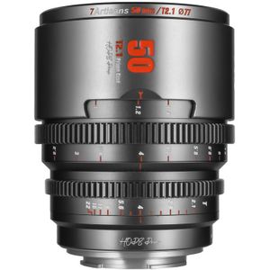 7artisans - 50mm T2.1 - Sony (E-mount) - Titanium Grey - Professionele Cine Lens