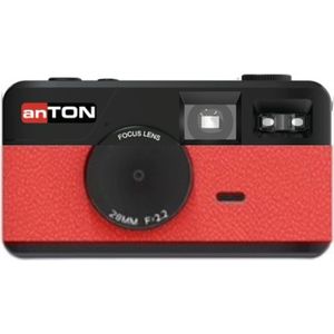 Anton - Screen Free - Digitale Camera - Rood - Incl. 4GB Micro SD Kaart