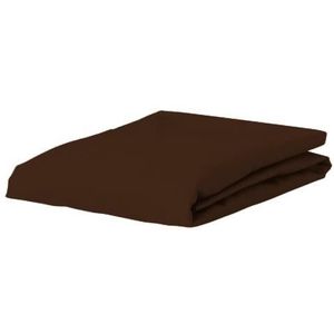 ESSENZA Premium Percale Chocolate Fitted sheet 140 x 200 cm