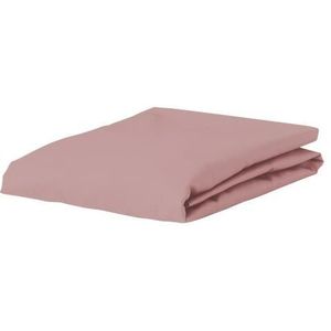 ESSENZA Satin Hoeslaken Woodrose - 90x210 cm