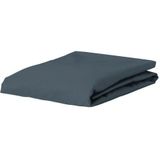 ESSENZA Premium Percale Hoeslaken Stone blue - 100x200 cm