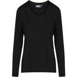 Essenza - Luyza - Top - Antraciet - Lange Mouw