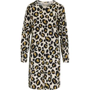 Essenza - Emmy - Nachtjapon - Geel - Fedelia-print - Comfortabel