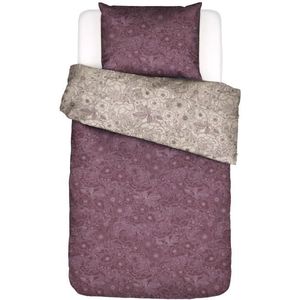 ESSENZA Camille Plum wine Dekbedovertrekset 140 x 220 cm