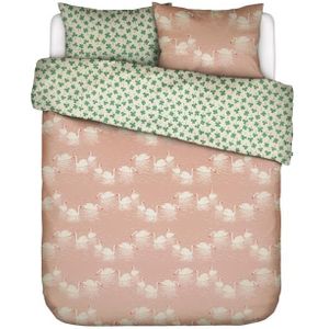 ESSENZA & CO Swan lake Misty rose Dekbedovertrekset 200 x 220 cm