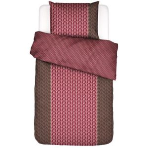 ESSENZA Tesse Cherry red Dekbedovertrekset 140 x 220 cm