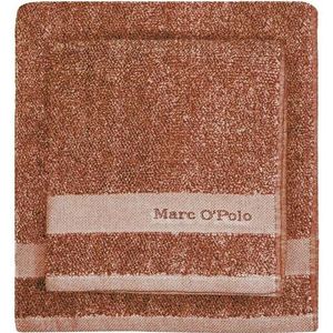 Marc O'Polo Melange Burnt orange / oatmeal Handdoek 70 x 140 cm