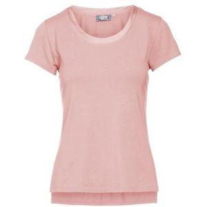 ESSENZA Luyza Uni Pink Sand Top korte mouw S