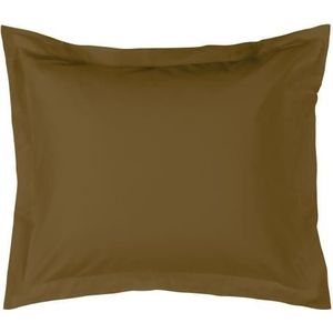 ESSENZA Satin Olive Kussensloop 60 x 70 cm