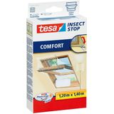 Tesa insect Stop Comfort Klittenband hor voor dakramen. 120x140cm wit