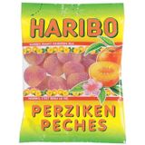 Haribo snoep perziken, zak van 200 g