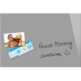 Glasmagneetbord Be!Board composiet grijs 600x400x9mm incl. 2 magneten