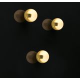 Magneet voor glasbord kogel 12,7mm Strong Goud 3 st.