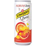 Schweppes Agrum Zero frisdrank, blik van 33 cl, pak van 24 stuks