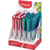 Maped vulpen Classic, display met 24 stuks in geassorteerde kleuren