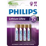 Philips Lithium AAA 1.5v blister 4