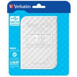Verbatim harde schijf 3.0 Store 'n' Go, 1 TB, wit