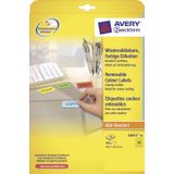 Avery Mini-etiketten geel