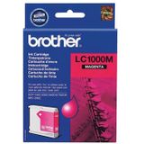 Brother inktcartridge, 400 pagina's, OEM LC-1000M, magenta