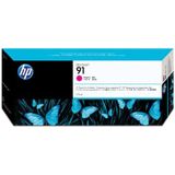 HP inktcartridge 91, 775 ml, OEM C9468A, magenta