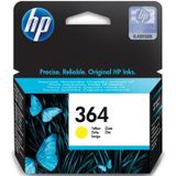HP inktcartridge 364, 300 pagina's, OEM CB320EE, geel