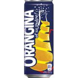 Orangina frisdrank, blikje van 33 cl, pak van 24 stuks