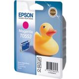 Epson inktcartridge T0553 magenta, 290 pagina's - OEM: C13T05534010