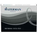 Waterman inktpatronen Standard zwart, pak van 8 stuks